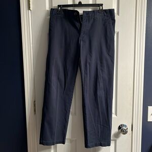 Haggar in motion navy blue pants